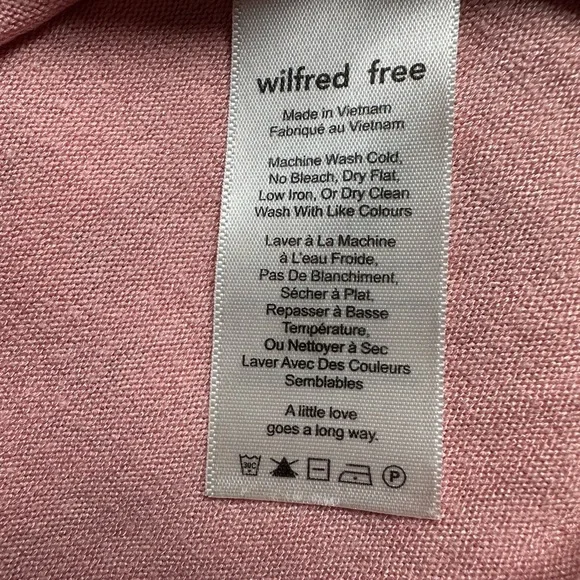 Wilfred free Robillard choker cut out short sleeve top M - Picture 4 of 5